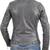Women's  copper gray   lambskin leather jacket-straight zipper & café racer style