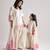 Off white embroidery  crep full stitched farshi salwar