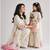 Off white embroidery  crep full stitched farshi salwar