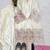 Off white embroidery  crep full stitched farshi salwar