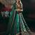 Crepe Silk Heavy Embroidery Sequence work Bridal Lehenga Choli with Dupatta For Women