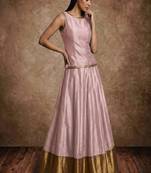 Baby pink Silk Lehenga Set