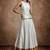 white Silk Lehenga Set