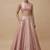 Baby Pink Open-Back Lehenga Set