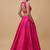 Hot Pink Open-Back Lehenga Set
