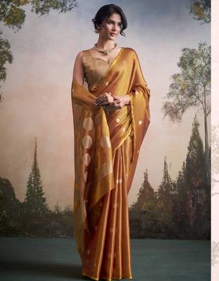 yellow party wear & festive sarees 2