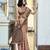 elegant tissue linen saree 