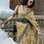elegant tissue linen saree 
