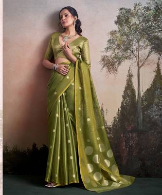 green party wear & festive sarees 2