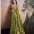 green designer party wear & festive sarees