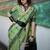 elegant tissue linen saree 
