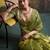 green designer party wear & festive sarees