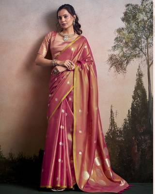 pink party wear & festive sarees 2