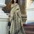 elegant tissue linen saree 