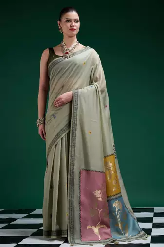  soft cotton designer sarees set