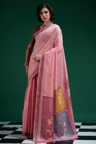  soft cotton designer sarees set