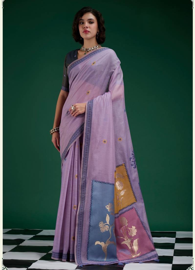  soft cotton designer sarees set