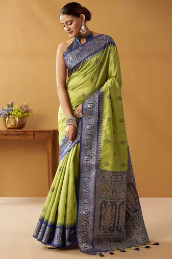 modal fancy cotton saree with pochampalli border & pallu