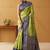 modal fancy cotton saree with pochampalli border & pallu