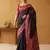 modal fancy cotton saree with pochampalli border & pallu