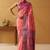 modal fancy cotton saree with pochampalli border & pallu