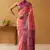 modal fancy cotton saree with pochampalli border & pallu