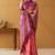 modal fancy cotton saree with pochampalli border & pallu
