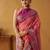modal fancy cotton saree with pochampalli border & pallu