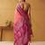 modal fancy cotton saree with pochampalli border & pallu