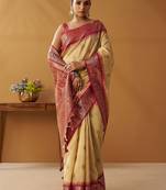 modal fancy cotton saree with pochampalli border & pallu