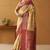 modal fancy cotton saree with pochampalli border & pallu