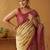 modal fancy cotton saree with pochampalli border & pallu