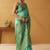 modal fancy cotton saree with pochampalli border & pallu