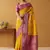 modal fancy cotton saree with pochampalli border & pallu