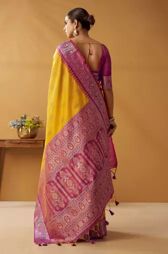 modal fancy cotton saree with pochampalli border & pallu