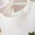 White floral embroidered net fit & flare kids dress