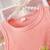 Pink floral embroidered net fit & flare kids dress