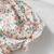 Multicolor floral printed cotton puff sleeve kids dress