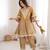  two-tone tissue kurti palazzo set with mirror work & batwa