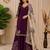 Chinon suit with sequence embroidery gharara & organza dupatta | designer party wear set