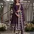  crunchy silk embroidered gown set with dupatta & bottom 