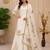 Chinon suit with sequin embroidery gharara & organza dupatta 