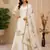 Chinon suit with sequin embroidery gharara & organza dupatta 