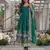  crunchy silk embroidered gown set with dupatta & bottom 