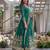  crunchy silk embroidered gown set with dupatta & bottom 
