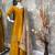 Chinon suit with sequin embroidery gharara & organza dupatta 