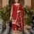 Designer chinon silk kurti set with embroidery coding sequence zari work | party wear suit