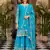  chinon silk kurti set with embroidery coding sequin zari work