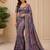 Pure gajji silk blend saree with original embroidery & sequence work 