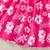 Hot pink floral printed cotton fit & flare kids dress